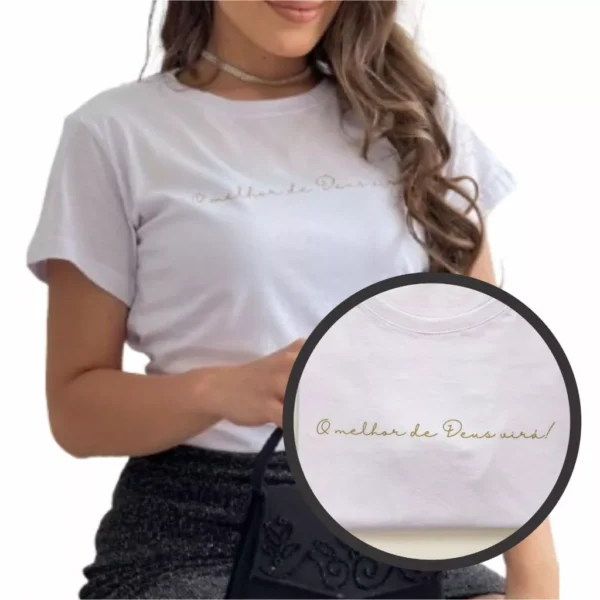 T-shirt "O melhor de Deus" - Image 4