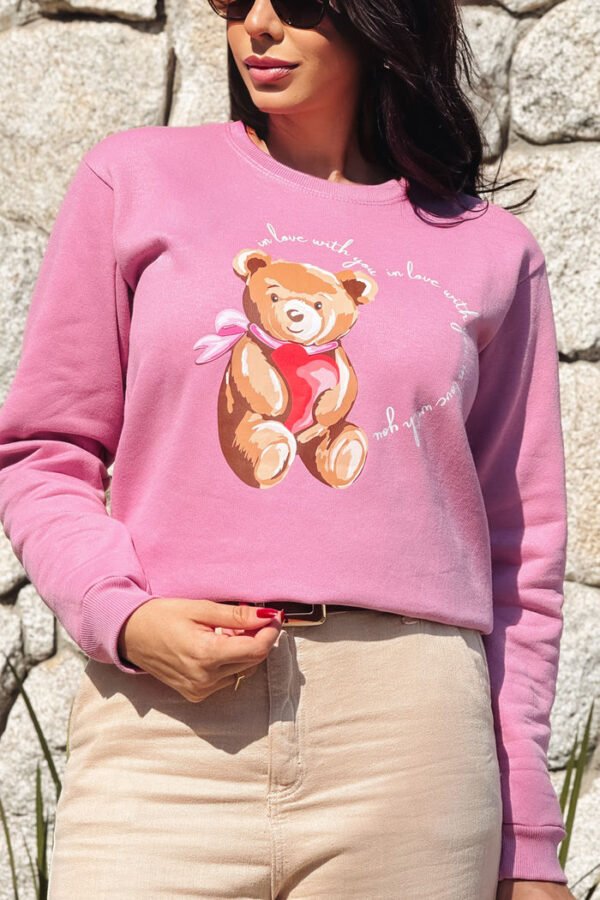Moletom "Teddy Bear Love" - Aconchego e Doçura em Cada Detalhe!